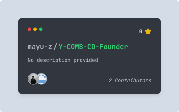 Y-Combinator Co-Founder Tool